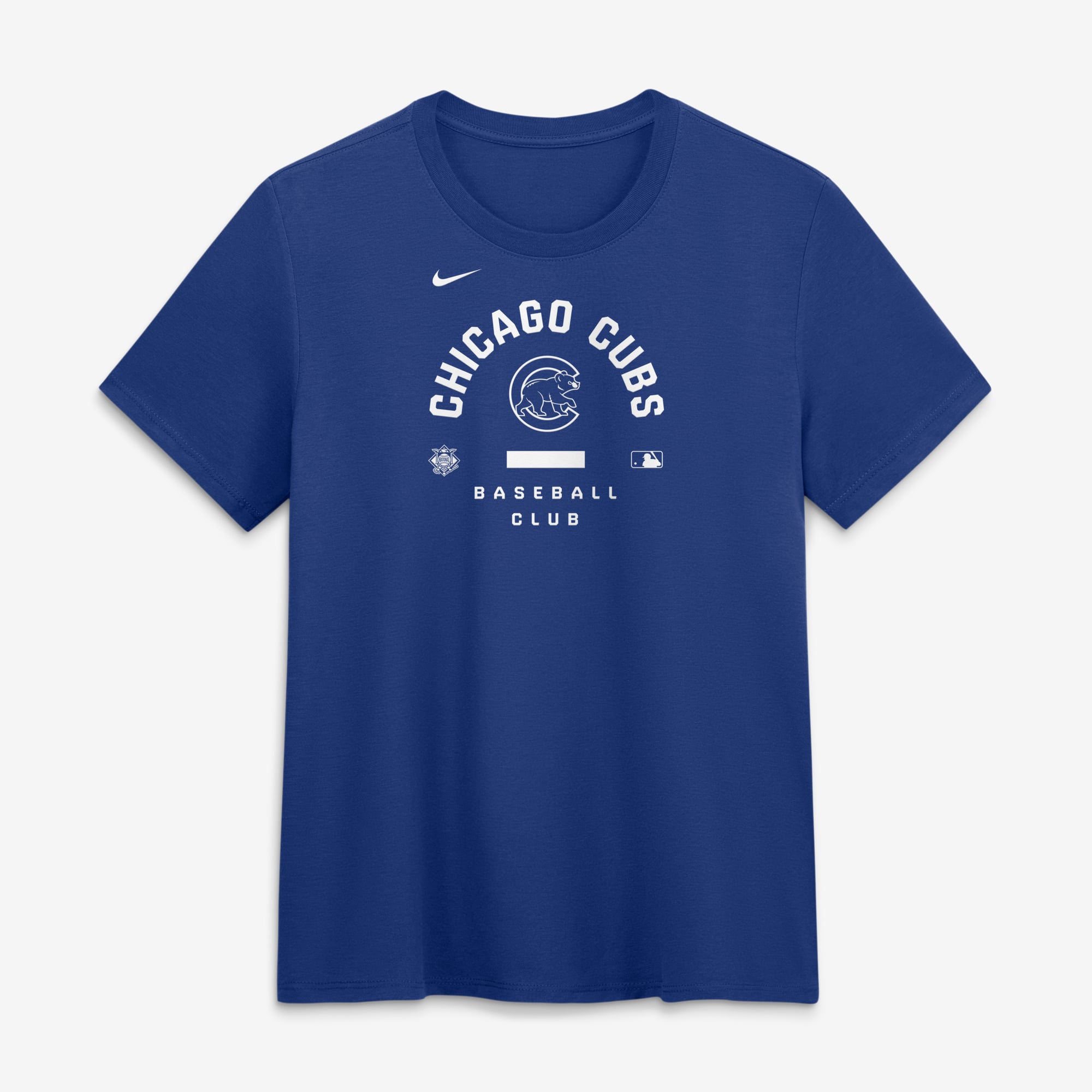 Women's Nike Royal Chicago Cubs Authentic Collection Early Work Tri-Blend Dri-FIT T-Shirt