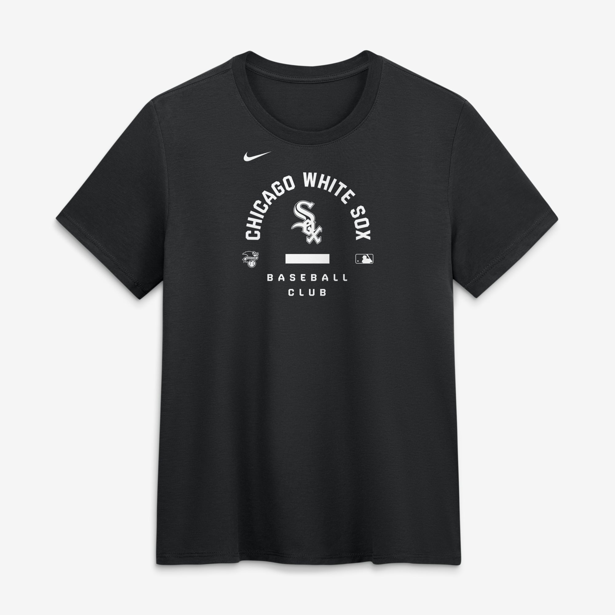 Women's Nike Black Chicago White Sox Authentic Collection Early Work Tri-Blend Dri-FIT T-Shirt