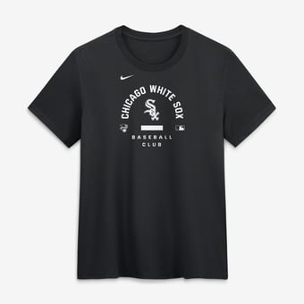 Women's Nike Black Chicago White Sox Authentic Collection Early Work Tri-Blend Dri-FIT T-Shirt