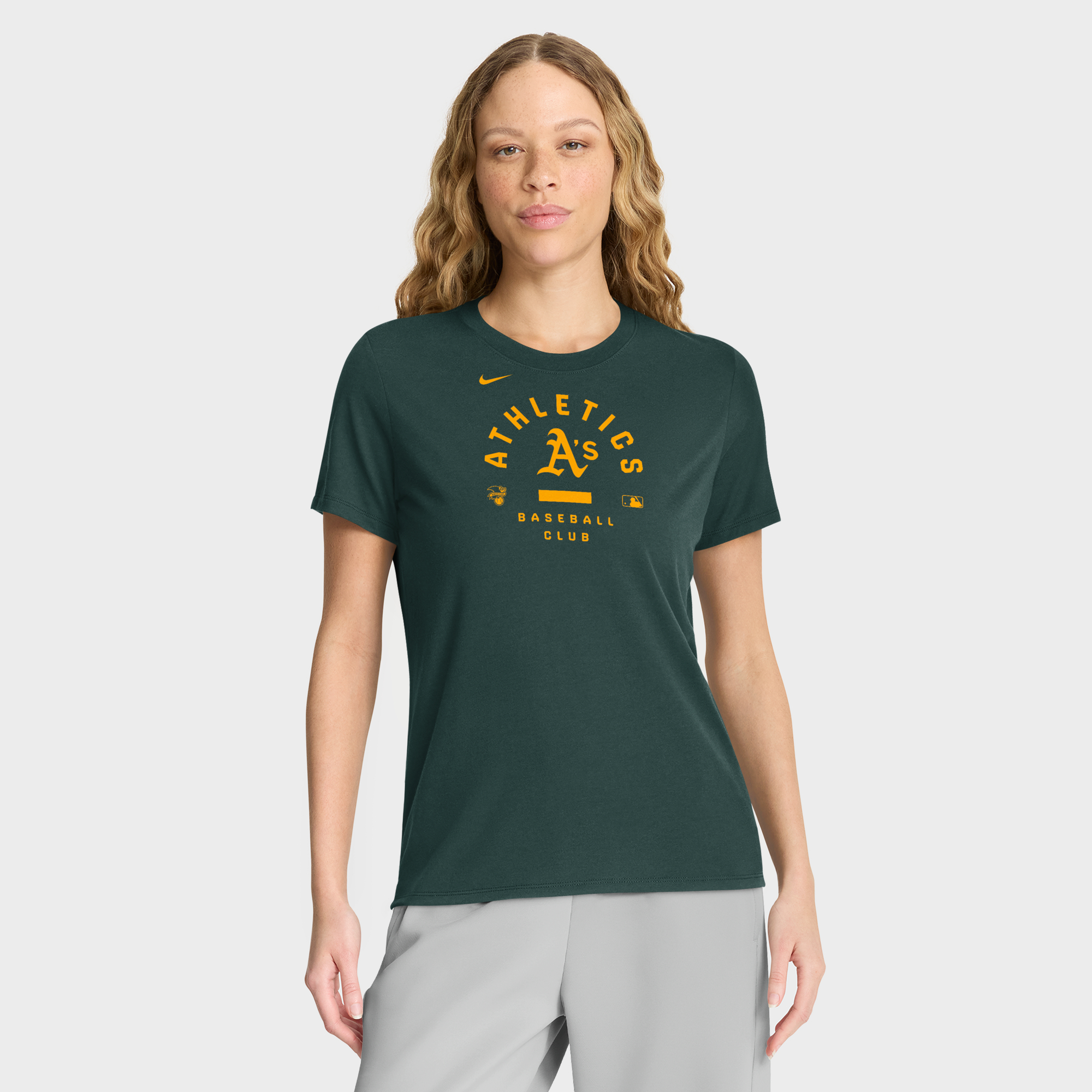 Women's Nike Green Athletics Authentic Collection Early Work Tri-Blend Dri-FIT T-Shirt