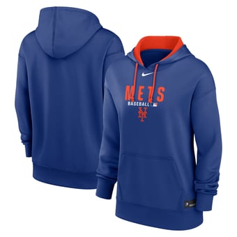 Women's Nike Royal New York Mets Authentic Collection Therma-FIT Hoodie