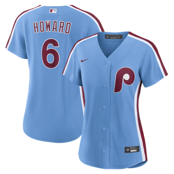 Women's  Nike Ryan Howard Light Blue Philadelphia Phillies Replica Jersey