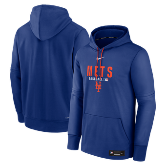 Men's Nike Royal New York Mets Authentic Collection Therma-FIT Hoodie