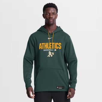 Men's Nike Green Athletics Authentic Collection Therma-FIT Hoodie