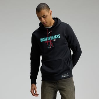 Men's Nike Black Arizona Diamondbacks Authentic Collection Therma-FIT Hoodie