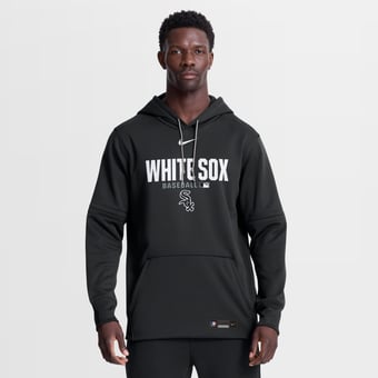 Men's Nike Black Chicago White Sox Authentic Collection Therma-FIT Hoodie