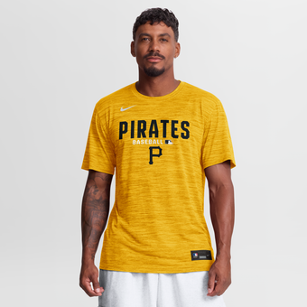 Men's Nike Gold Pittsburgh Pirates Authentic Collection Velocity Dri-FIT T-Shirt
