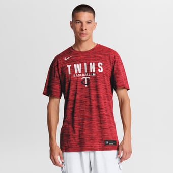 Men's Nike Red Minnesota Twins Authentic Collection Velocity Dri-FIT T-Shirt