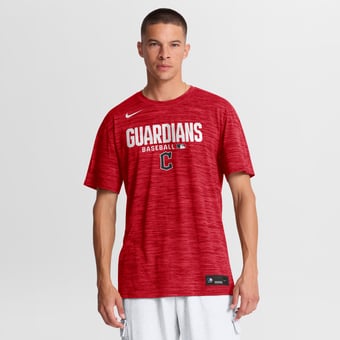 Men's Nike Red Cleveland Guardians Authentic Collection Velocity Dri-FIT T-Shirt