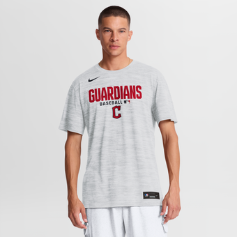 Men's Nike White Cleveland Guardians Authentic Collection Velocity Dri-FIT T-Shirt