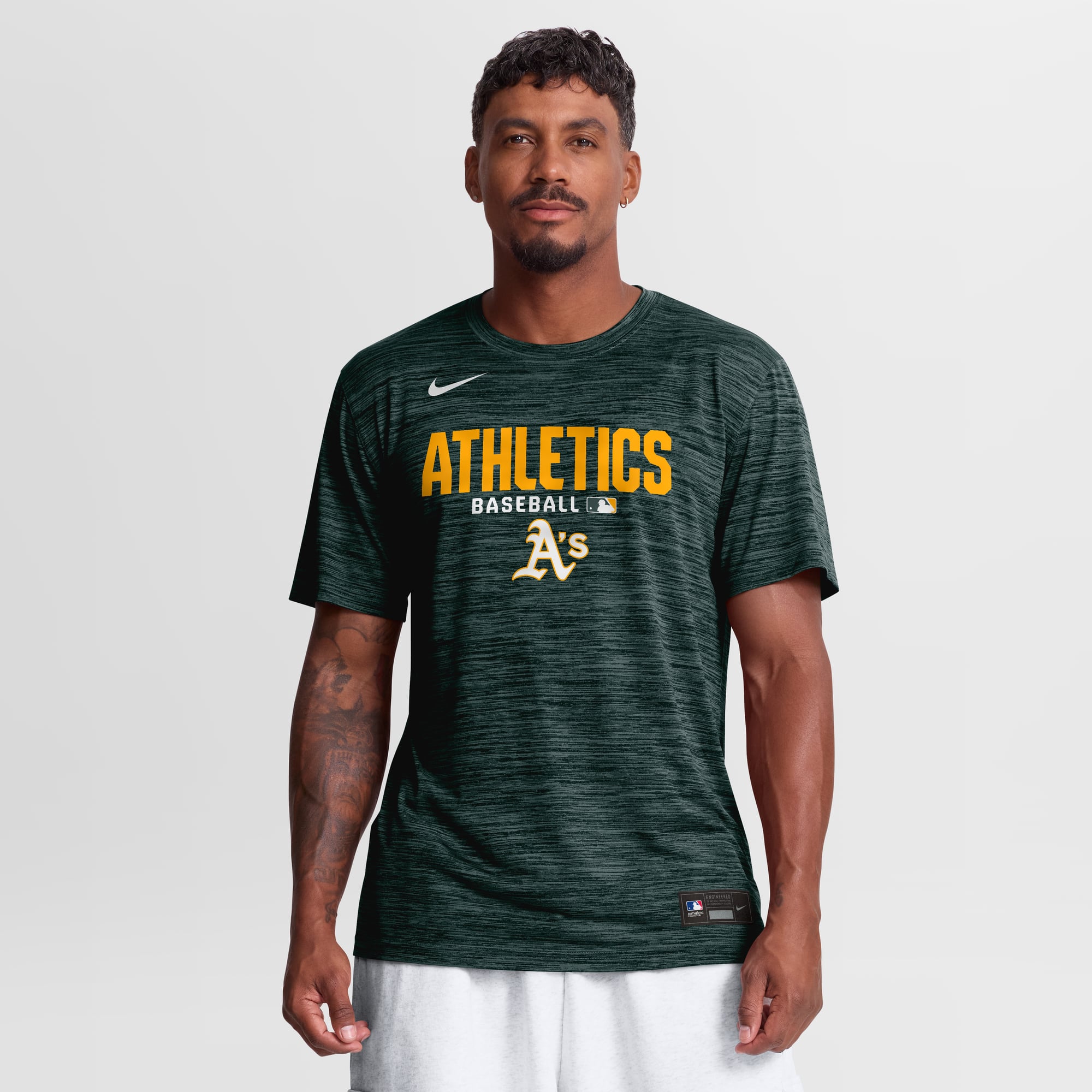 Men's Nike Green Athletics Authentic Collection Velocity Dri-FIT T-Shirt