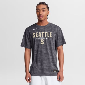 Men's Nike Black Seattle Mariners Authentic Collection Velocity Dri-FIT T-Shirt