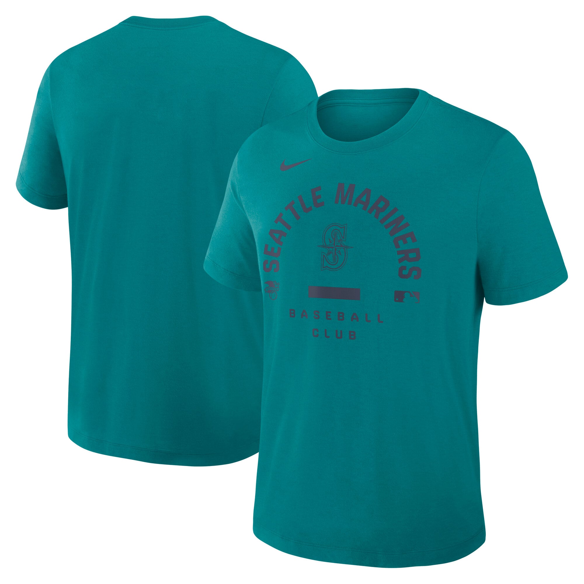 Men's Nike Teal Seattle Mariners Authentic Collection Early Work Tri-Blend Dri-FIT T-Shirt