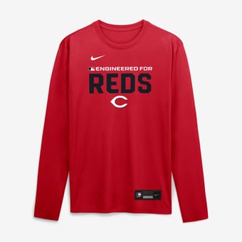 Men's Nike Red Cincinnati Reds Authentic Collection Legend Dri-FIT Long Sleeve T-Shirt
