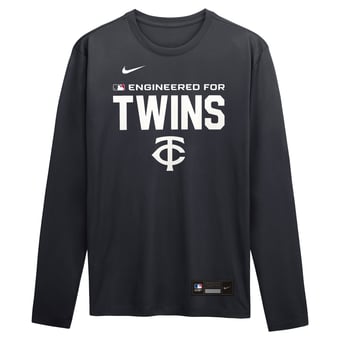 Men's Nike Navy Minnesota Twins Authentic Collection Legend Dri-FIT Long Sleeve T-Shirt