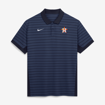 Men's Nike Navy Houston Astros Authentic Collection Striped Victory Dri-FIT Polo