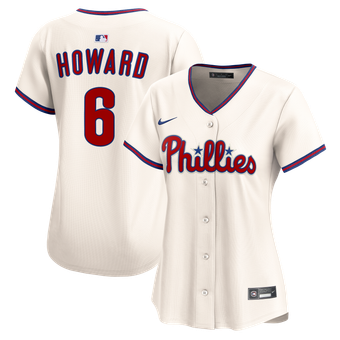 Women's Nike Ryan Howard Cream Philadelphia Phillies Alternate Limited Jersey