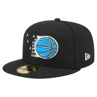 Men's New Era  Black Orlando Magic Core Logo 59FIFTY Fitted Hat