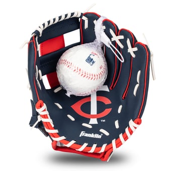 Youth Franklin Sports Minnesota Twins Teeball Glove & Ball Set