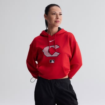 Women's Nike Red Cincinnati Reds 2026 City Connect Authentic Collection Therma Hoodie Authentic Collection Therma Hoodie