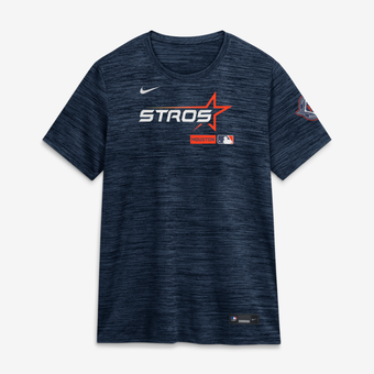 Women's Nike Navy Houston Astros Authentic Collection City Connect Velocity Dri-FIT T-Shirt