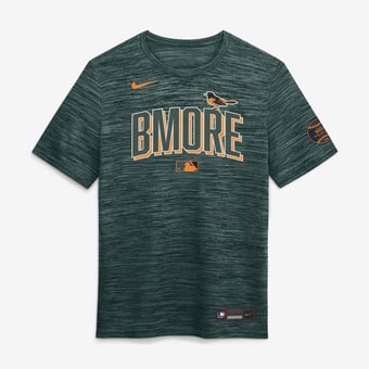 Men's Nike Green Baltimore Orioles 2026 City Connect Authentic Collection Velocity Dri-FIT T-Shirt