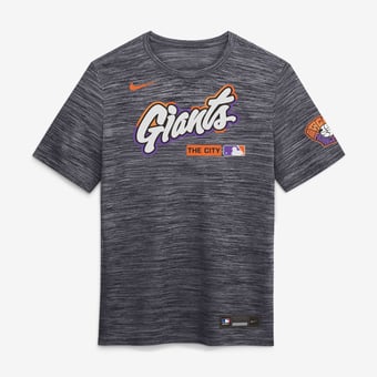 Men's Nike Black San Francisco Giants Authentic Collection City Connect Velocity Dri-FIT T-Shirt