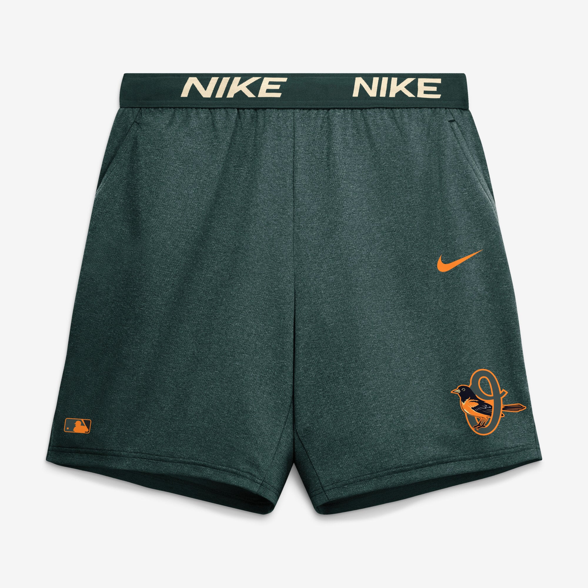 Men's Nike Green Baltimore Orioles 2026 City Connect Authentic Collection Dri-FIT Knit Shorts