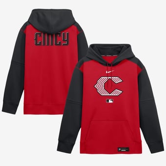 Men's Nike Red Cincinnati Reds 2026 City Connect Authentic Collection Therma-FIT Hoodie