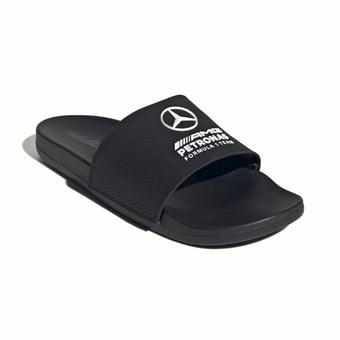 Unisex adidas Black Mercedes-AMG Petronas F1 Team 2026 Adilette Comfort Slide Sandals