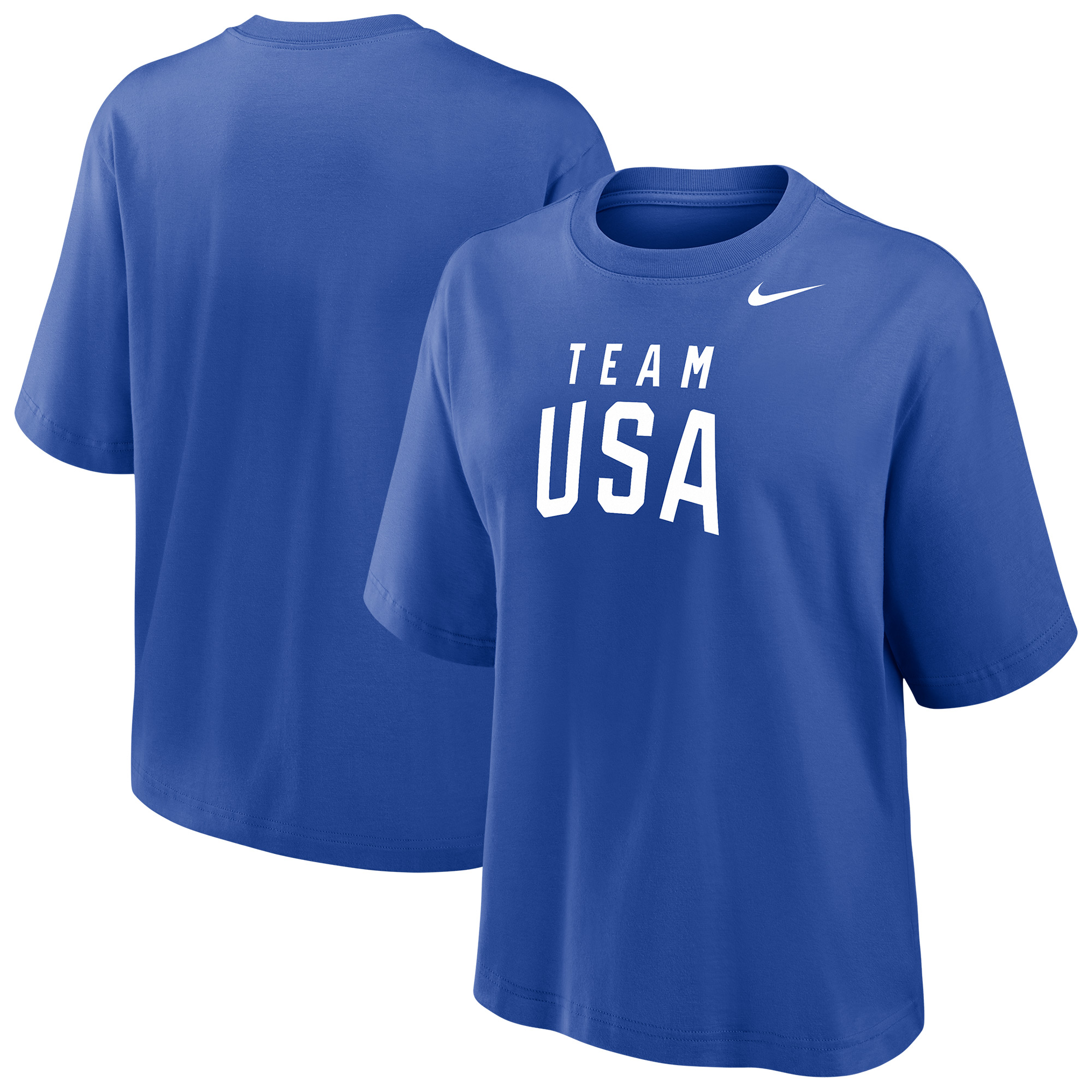 Women's Nike Royal Team USA Boxy T-Shirt