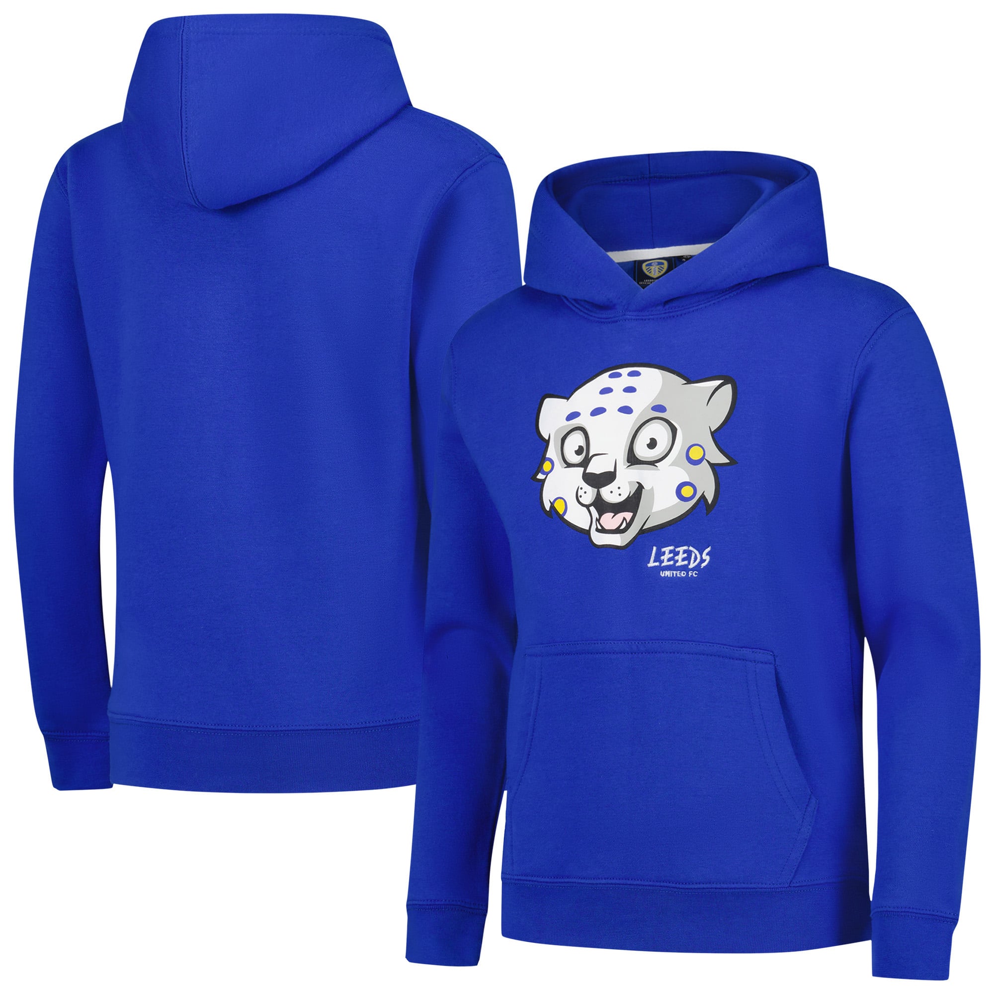 Leeds United Lucas Overhead Hoodie - Blue - Boys