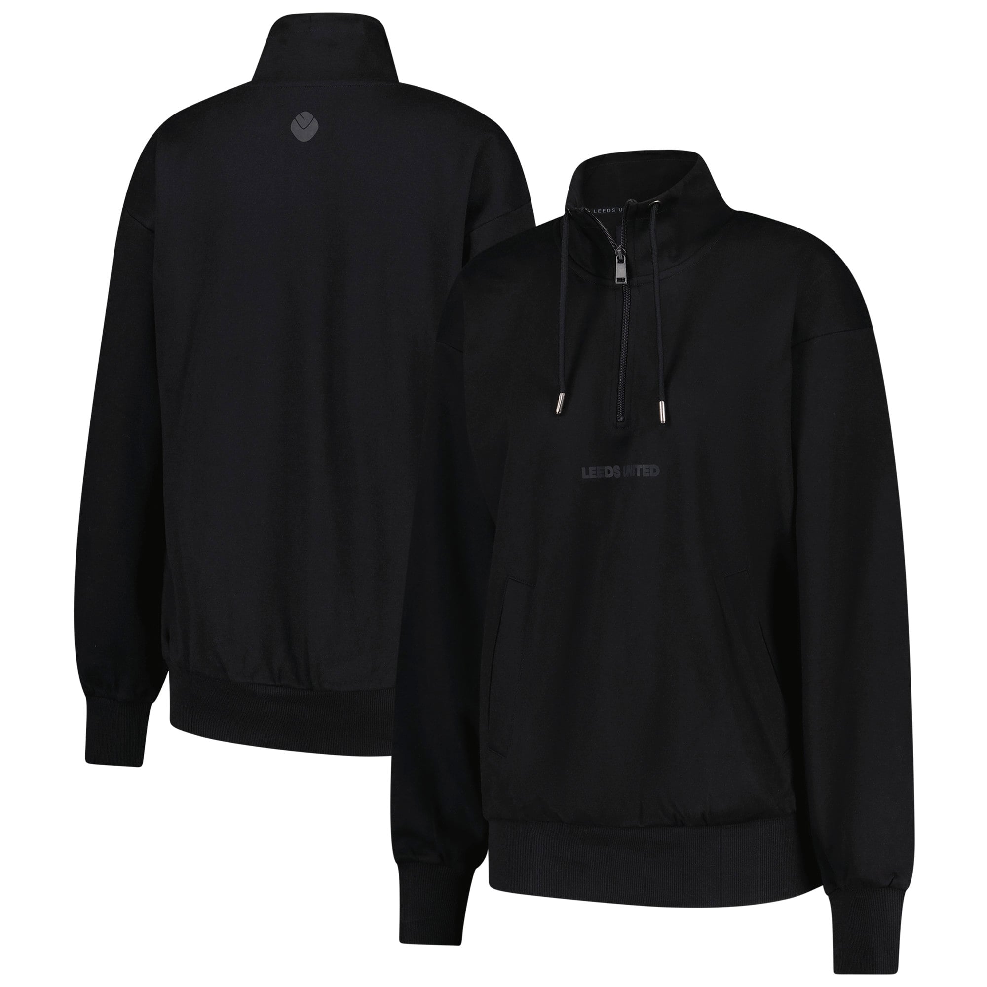 Leeds United Black Out Sweatshirt - Black - Womens