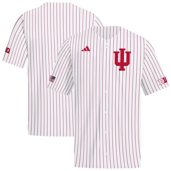 Men's adidas  White Indiana Hoosiers Home Replica Baseball Jersey