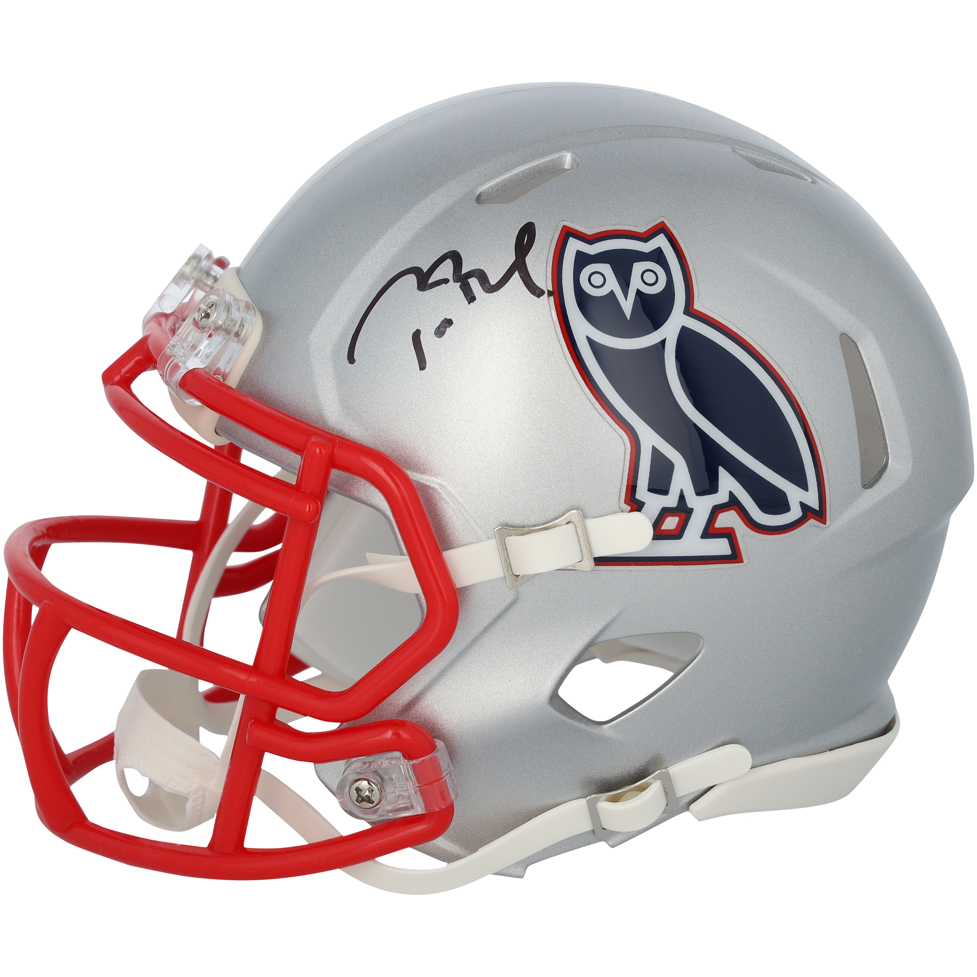 Tom Brady New England Patriots Autographed Riddell OVO Speed Mini Helmet