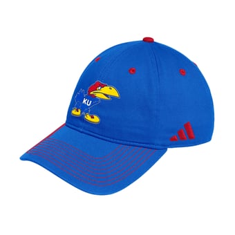 Men's adidas Royal Kansas Jayhawks Slouch Adjustable Hat