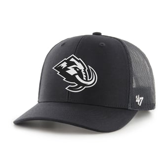 Men's '47 Black/ Utah Mammoth Logo Trucker Adjustable Hat