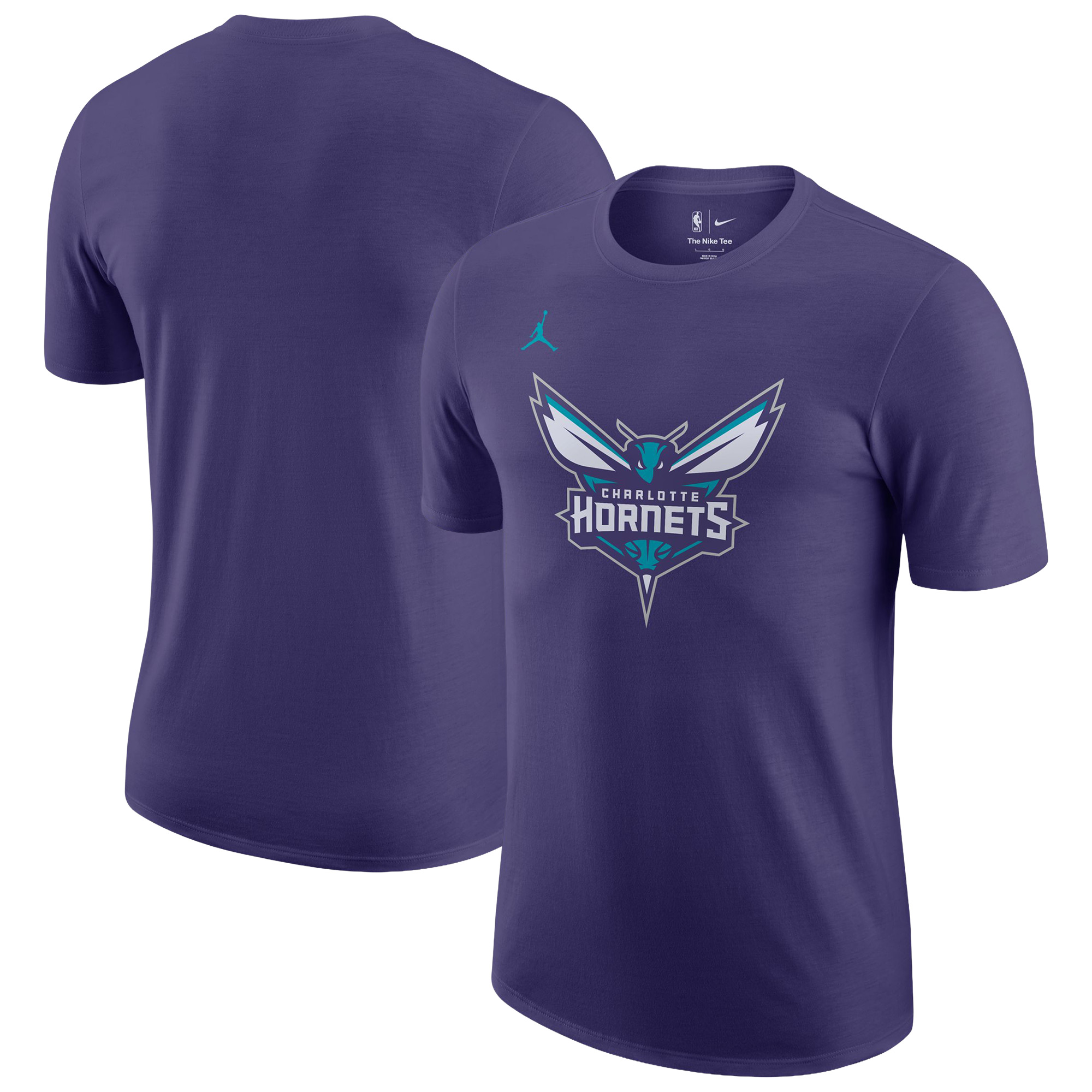 Men's Nike Purple Charlotte Hornets Essential T-Shirt