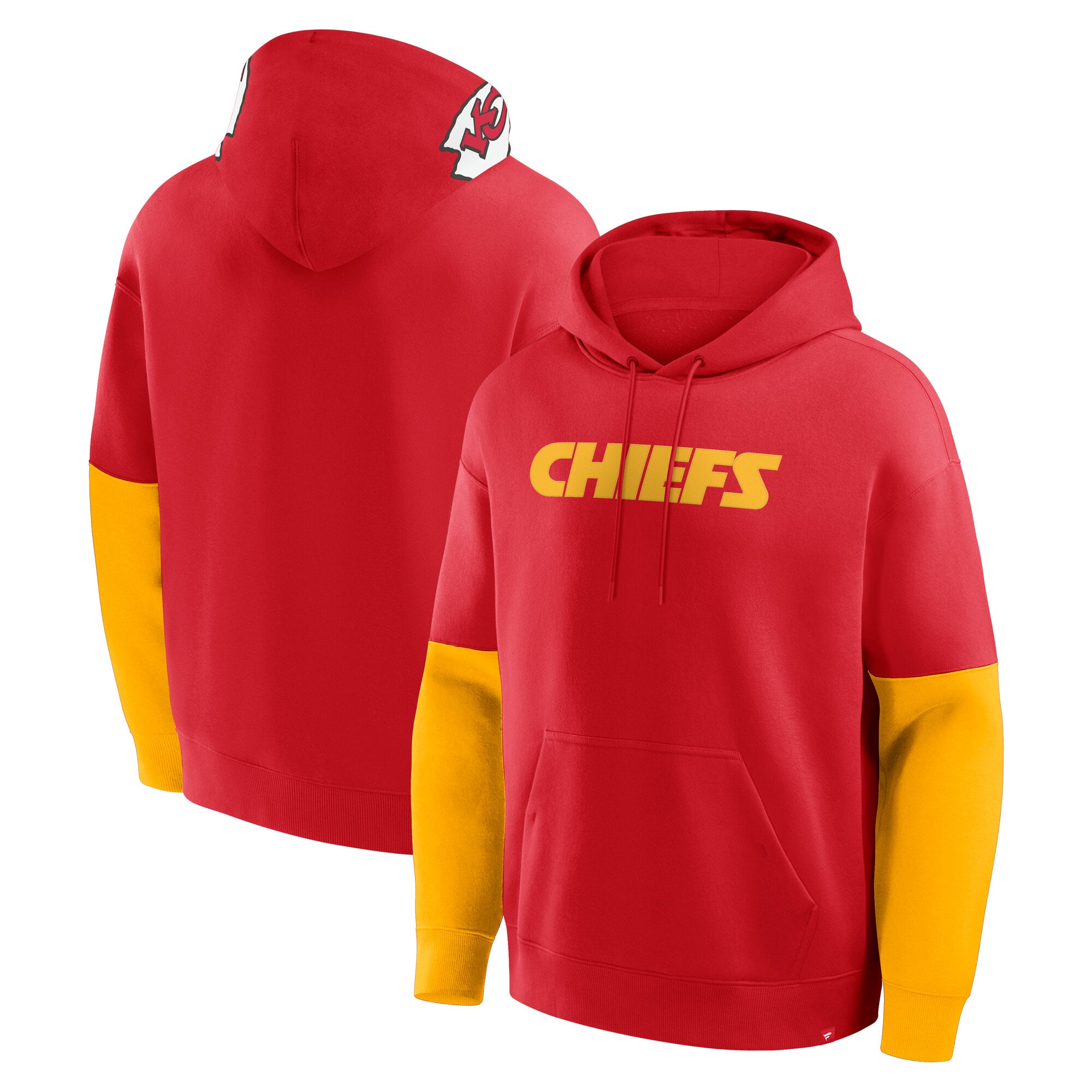 Felpa con cappuccio Kansas City Chiefs Fanatics RedZone Helmet - Uomo