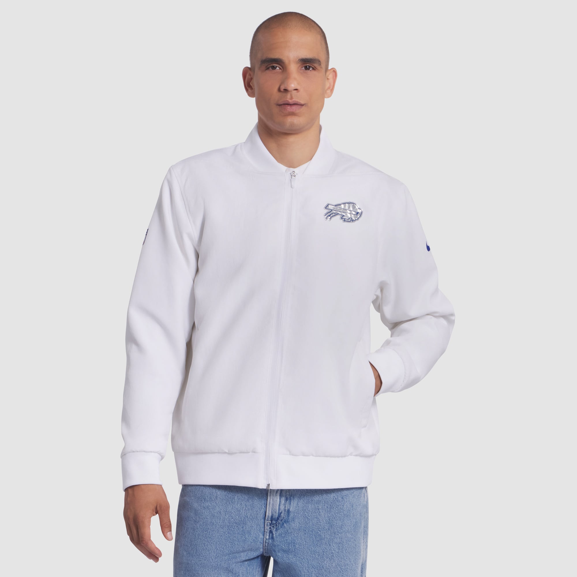Buffalo Bills Nike Rivalry Bomber Jacket - Mens
