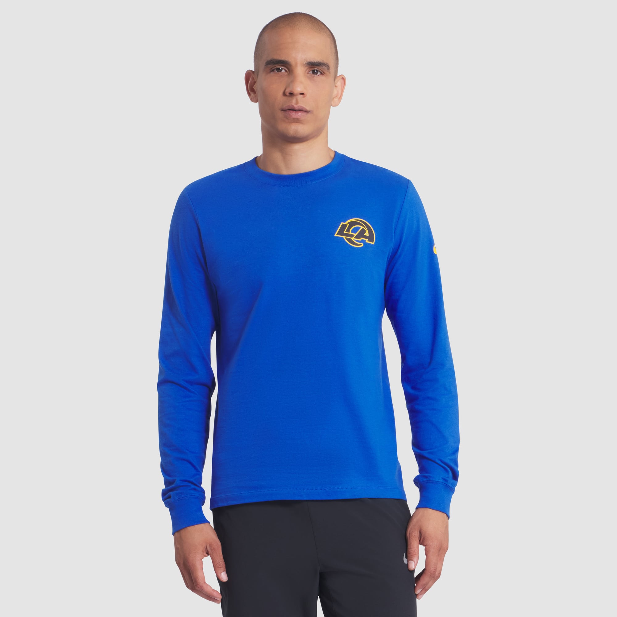 Maglietta maniche lunghe Los Angeles Rams Nike Rivalry Essentials - Uomo
