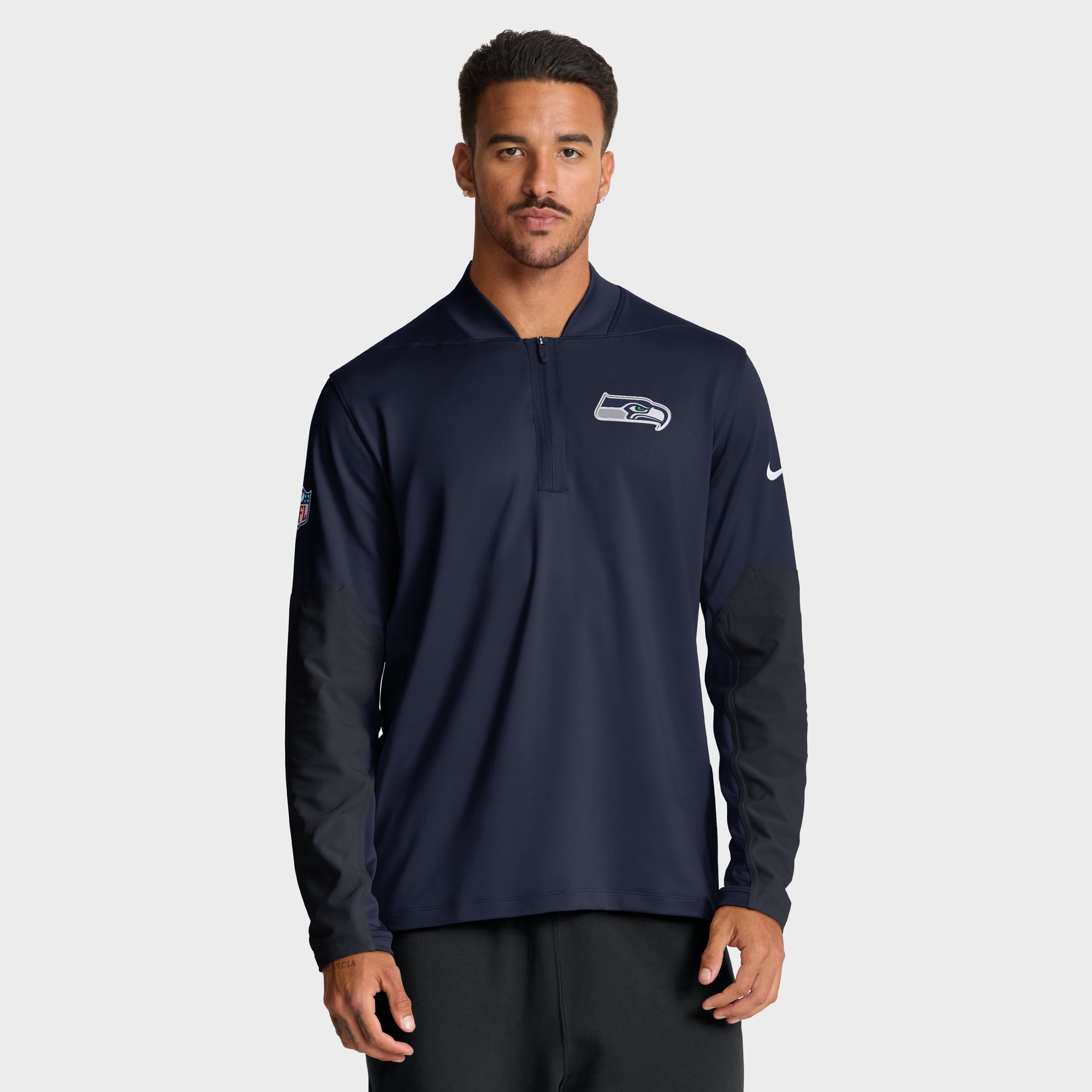 Nike Men's Seattle Seahawks Dri-Fit Half Zip Top