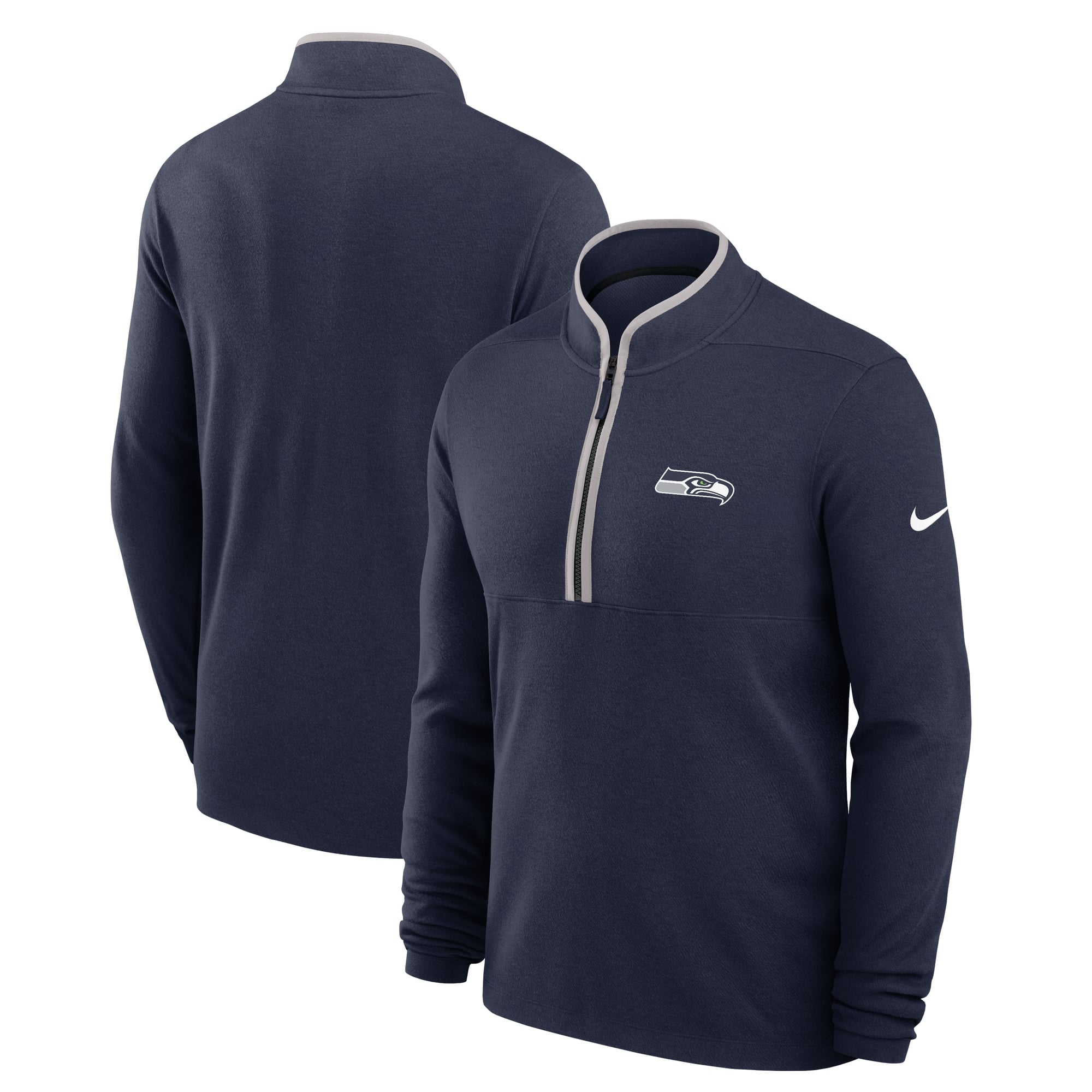 Camiseta 1/2 cremallera Nike Victory del Seattle Seahawks - Hombre