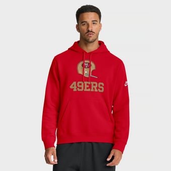San Francisco 49ers Nike Rewind Club Hoodie - Mens
