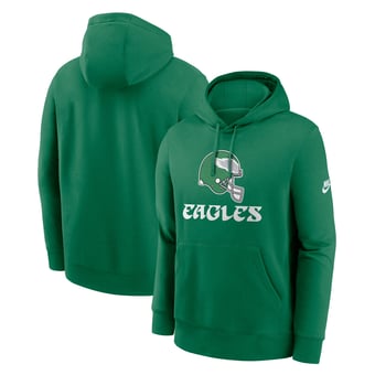 Philadelphia Eagles Nike Rewind Club Hoodie - Mens