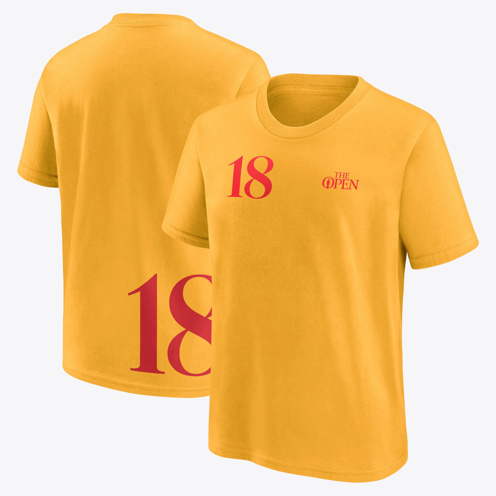 T-shirt con bandiera The Open - Gialla - Bambini