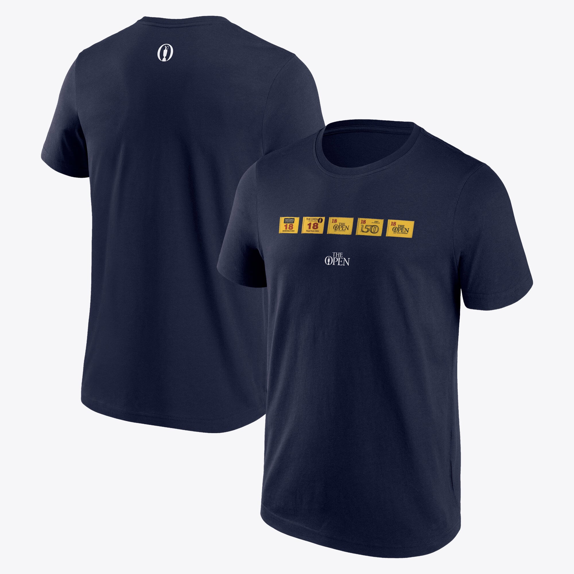 T-shirt con bandierine The Open History Of Pin