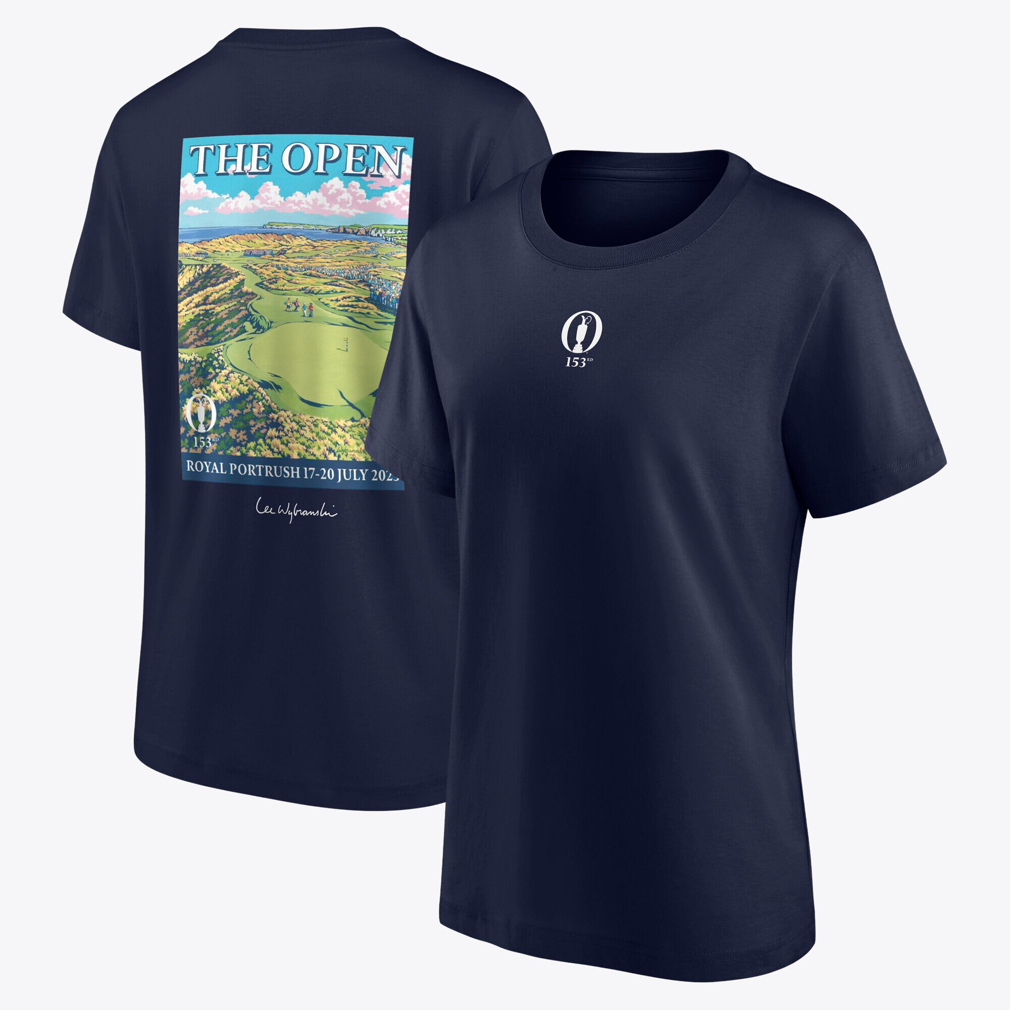 Maglietta grafica The 153rd Open Royal Portrush Lee Wybranski's Calamity Corner - Donna
