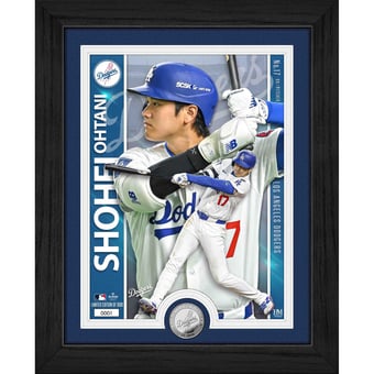 "Highland Mint Shohei Ohtani Los Angeles Dodgers 13"" x 16"" Artist Proof Silver Coin Photo Mint"