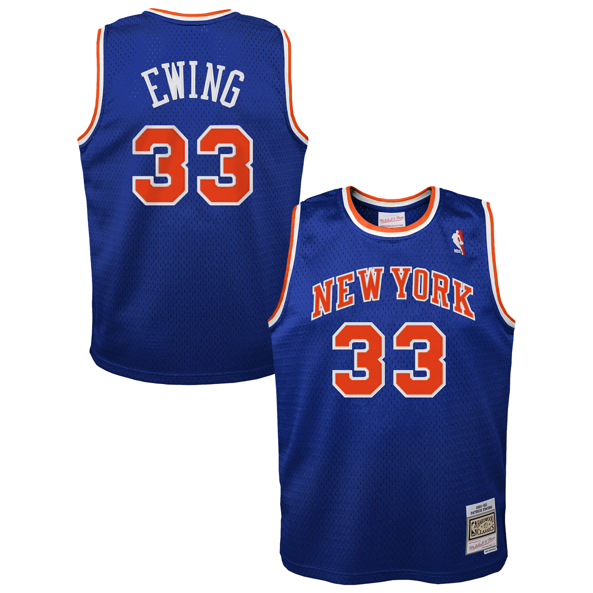 Toddler Patrick Ewing Blue New York Knicks 1991/92 Swingman Jersey Toddler Patrick Ewing Blue New York Knicks 1991/92 Swingman Jersey